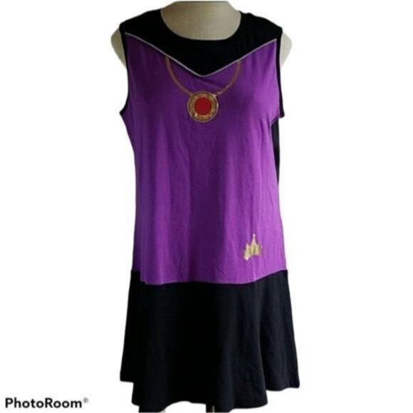 Disney Villain Dress Sleeveless Evil Queen Snow White Women's Woman's MEDIUM NWT - Picture 9 of 10
